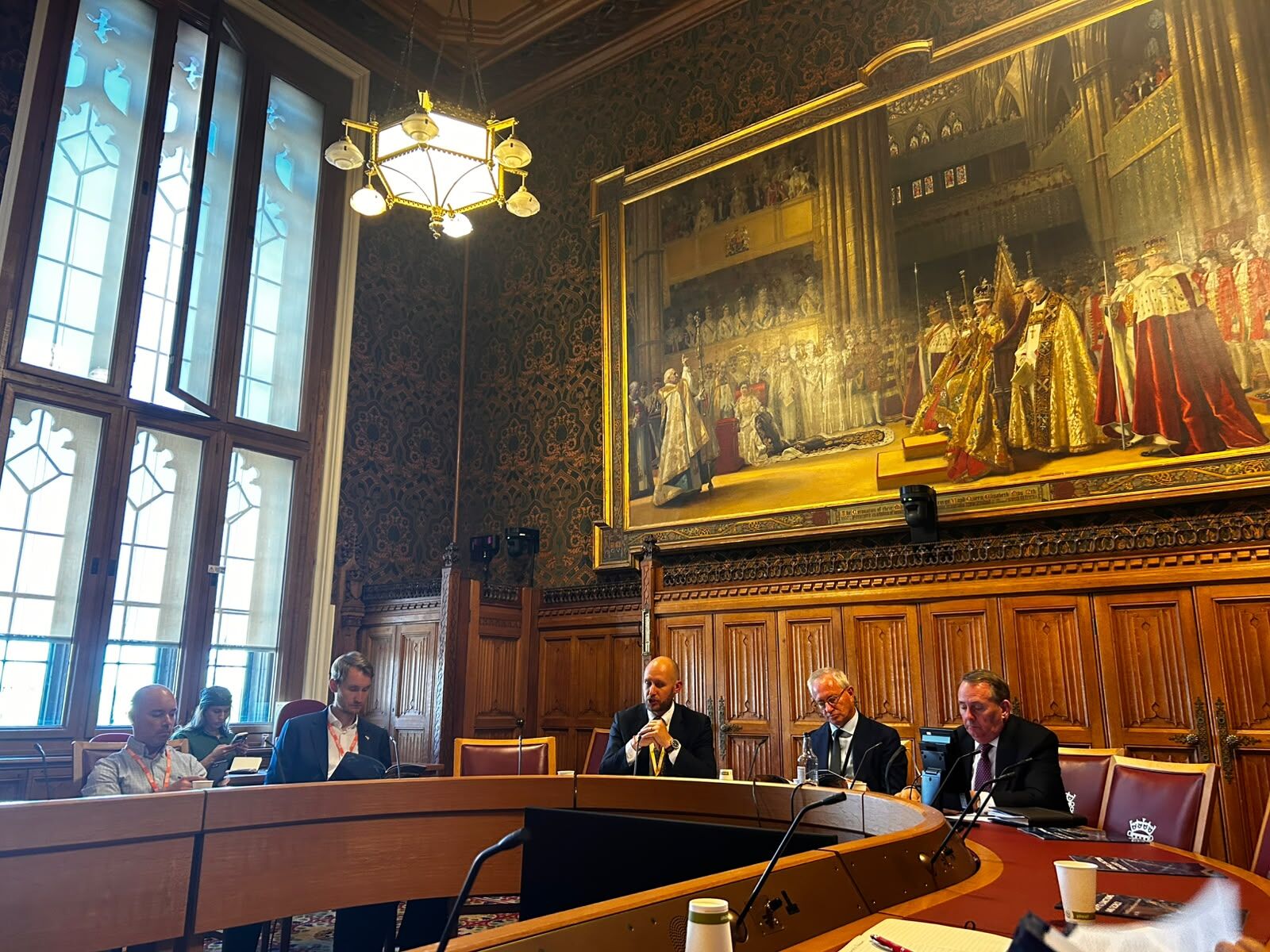 Hoptrail presenting to Parliament, 13 July 2026
